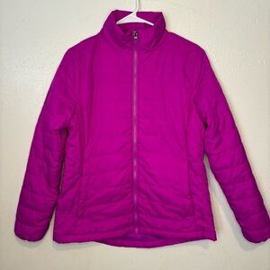 Fuschia Women’s Champion Lightweight Winter Coat Pink Size S‎ Full Zip Pockets